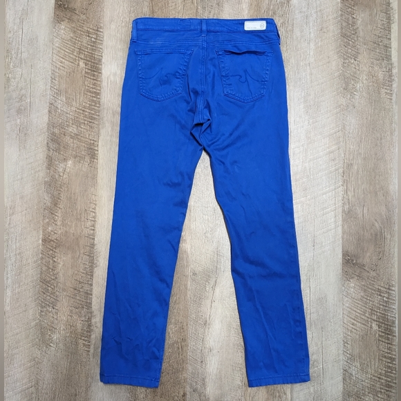 AG Adriano Goldschmied Blue The Stilt Cigarette Leg Jeans - Picture 5 of 6